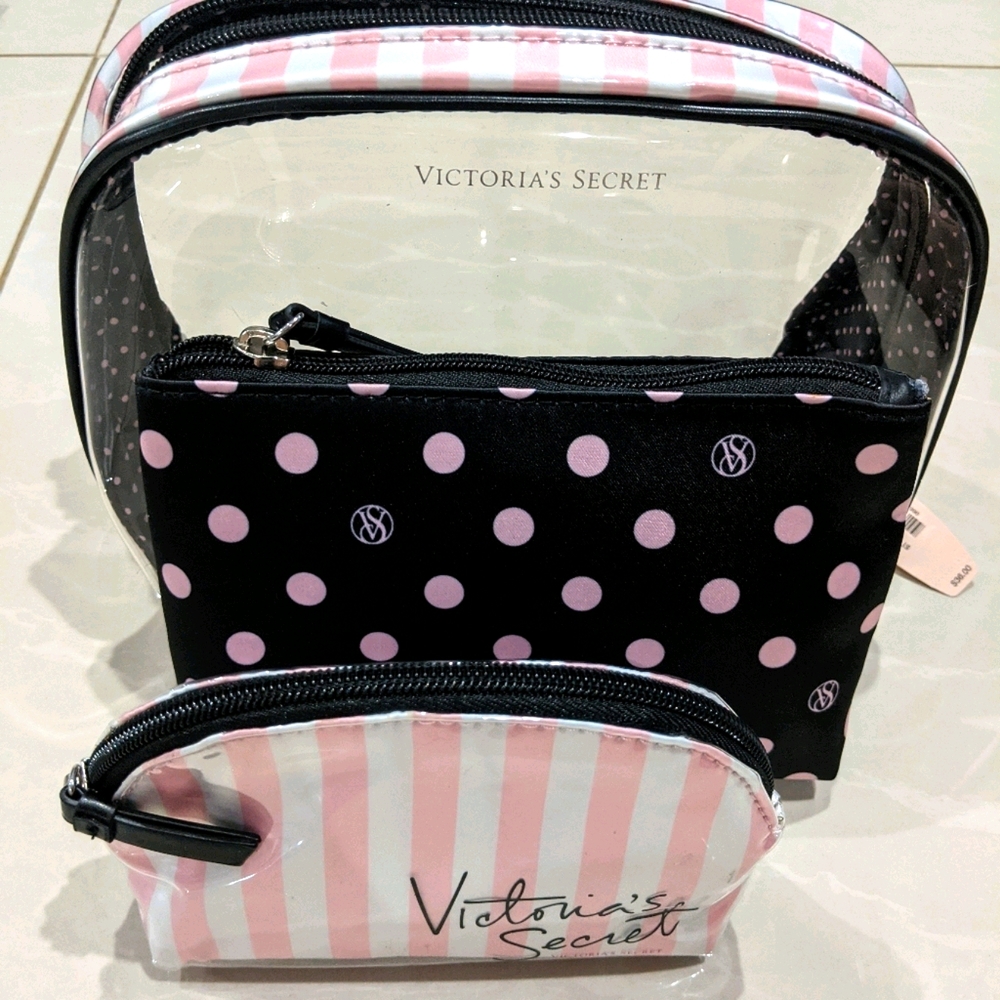 SOLD! Victoria's Secret Cosmetic Bag Set